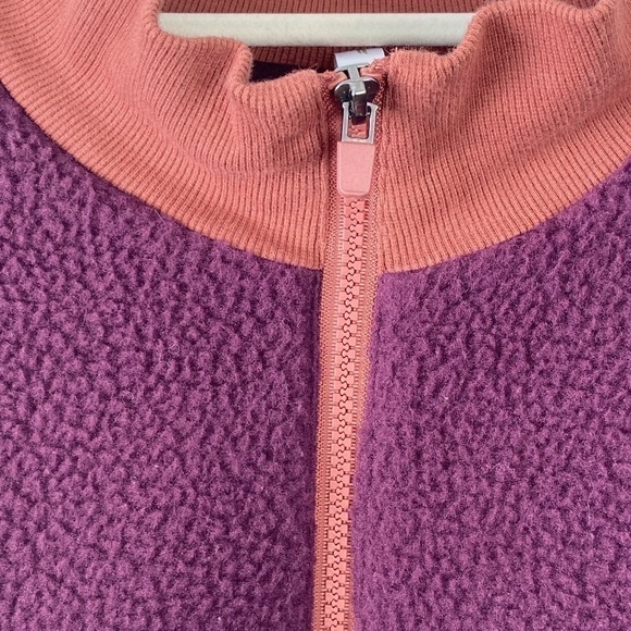 Fabletics Mallory fleece pull over burgundy, mahogany, drift escape size XXL - Picture 5 of 10